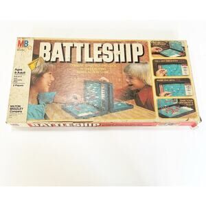 Battleship Milton Bradley  Classic Strategy Board Game Kids VINTAGE